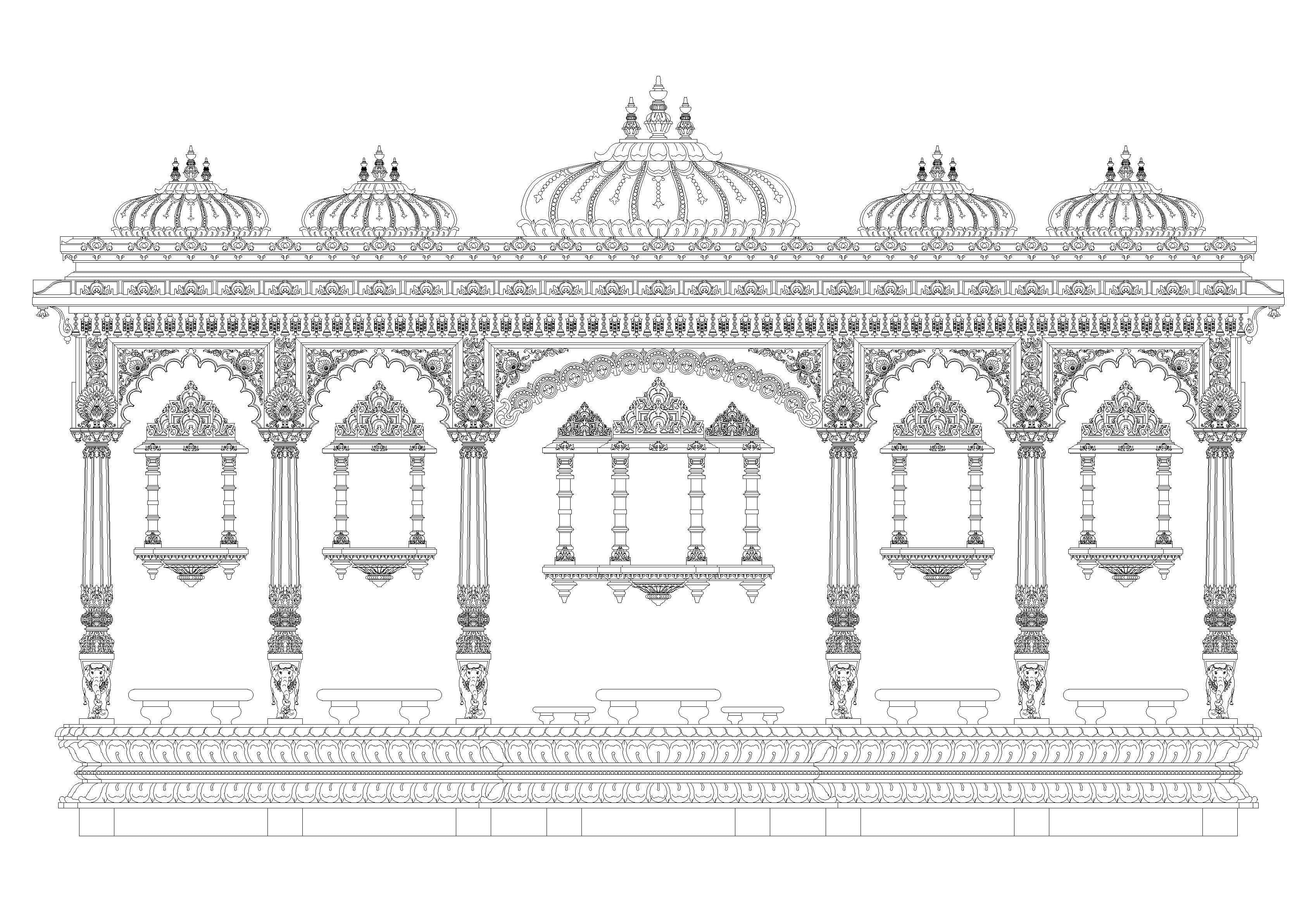 Custom Mandir